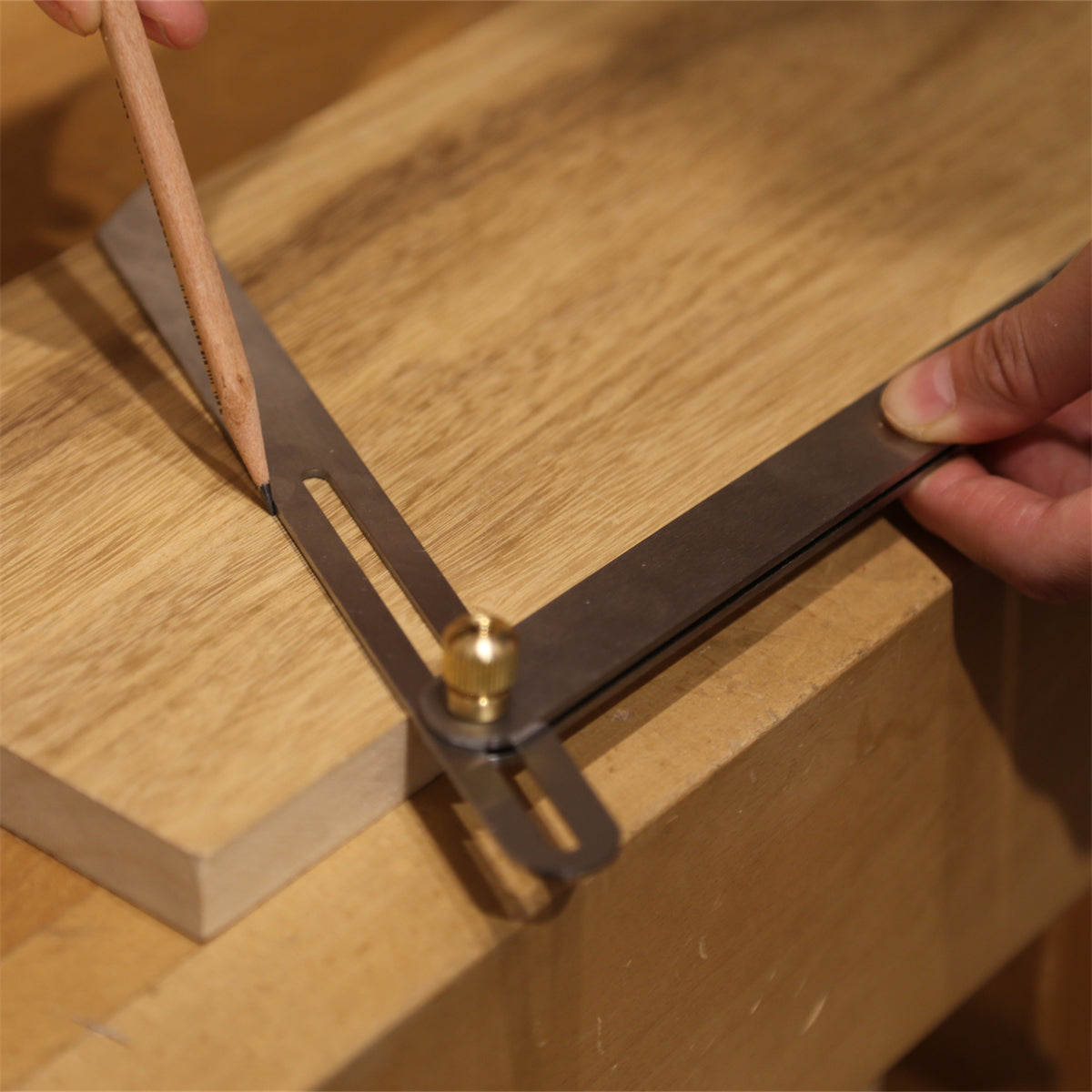 SHINWA Aluminum Adjustable Sliding T Bevel Gauge Miter Square Dovetail Marker Layout Tool Multifunctional Free Angle Ruler for Woodworking