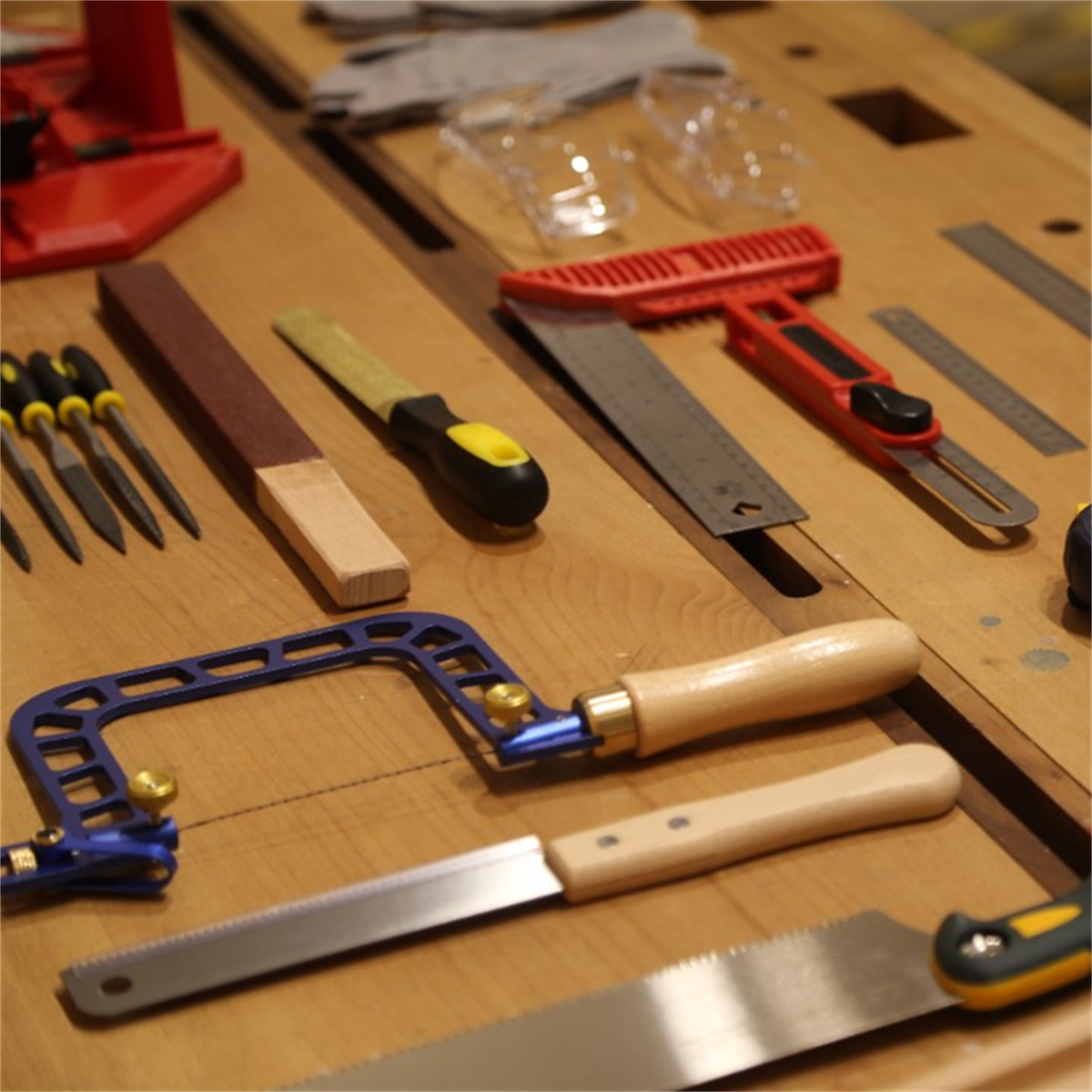 Family DIY Woodworking Tool Set - Parent-Child Handicraft Kit & Wooden Craft Making Tools for Kids and Adults