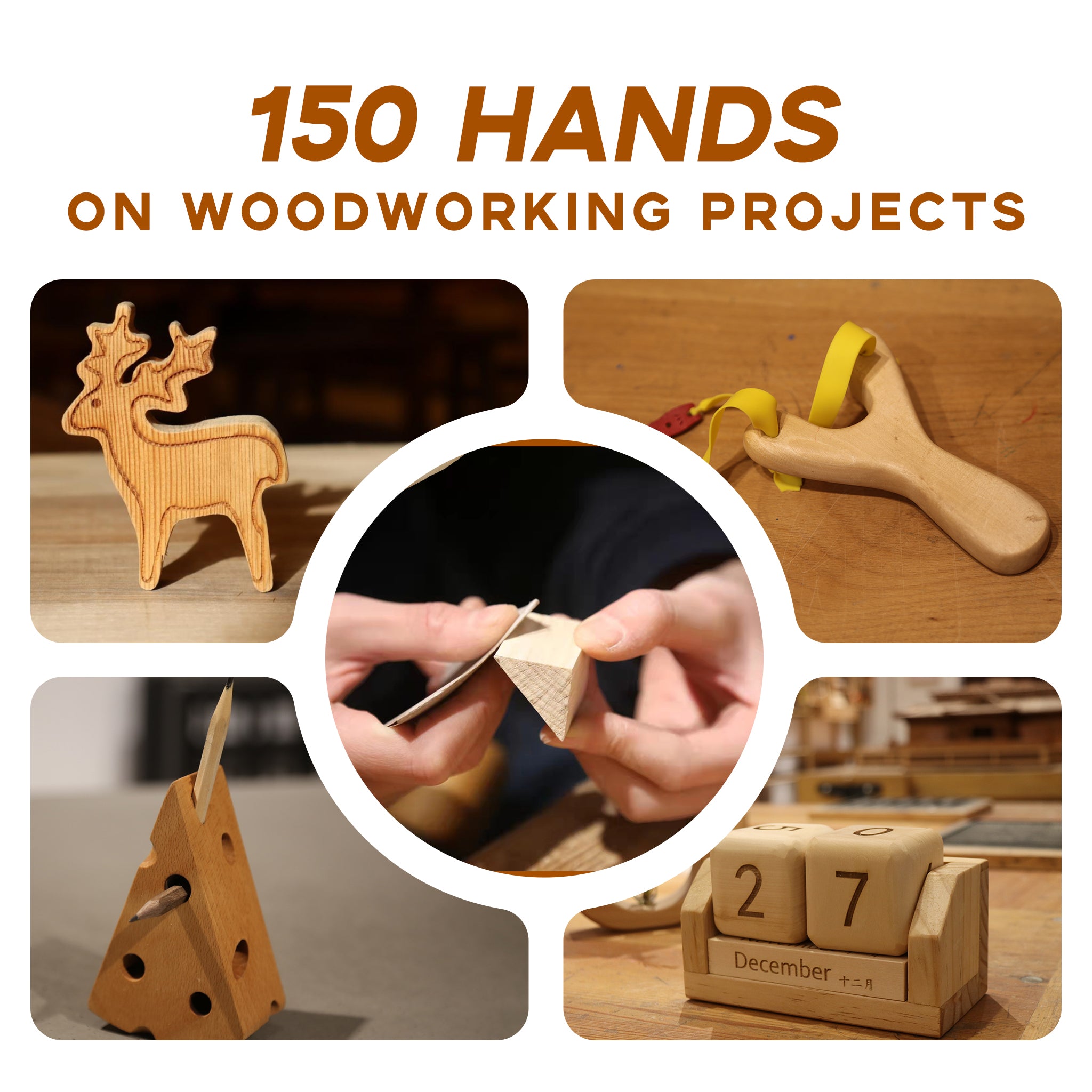 150 Woodworking Lesson Plans and Activities for Kids Ages 5–15 | Printable PDF Bundle