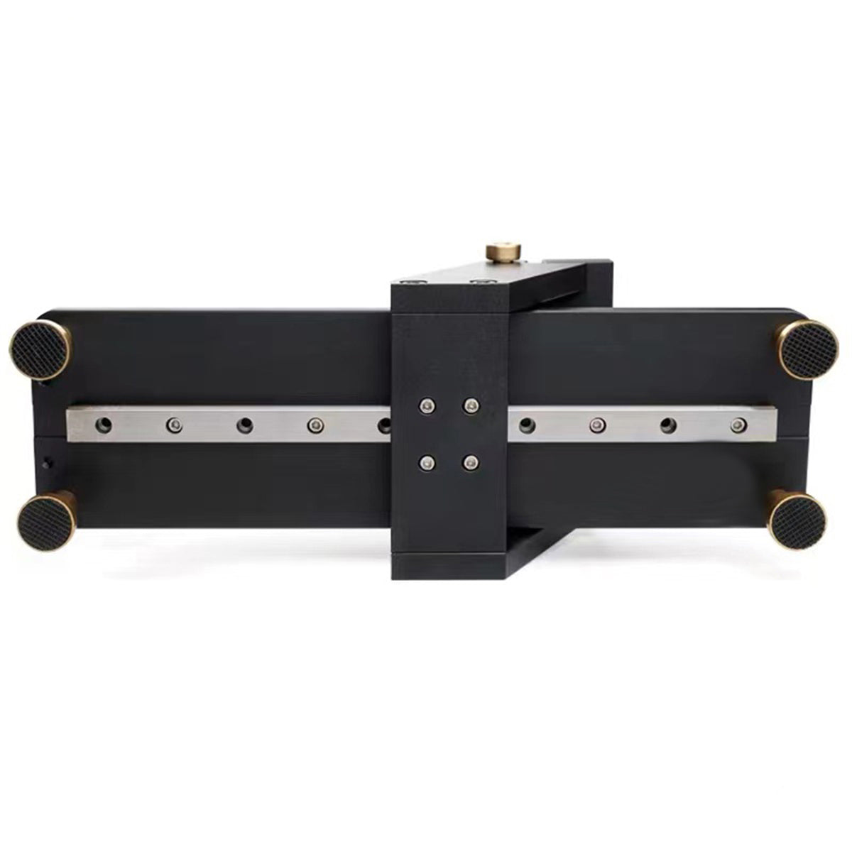 Woodworking Sharpening Jig with Straight Rail, Adjustable Angle Blade Sharpener for Chisels & Plane Irons, Anti-Slip Aluminum Alloy Grinding Guide System