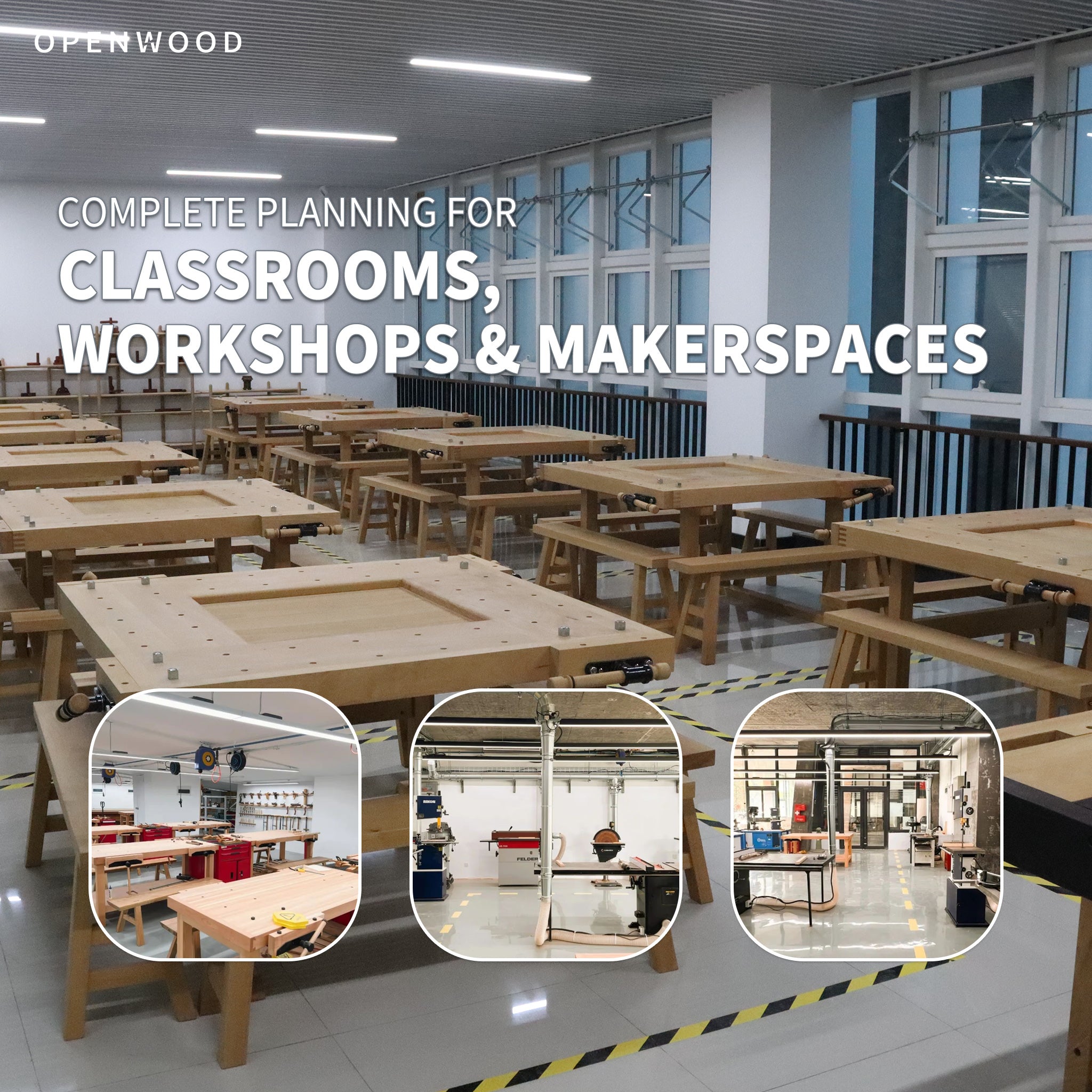 Complete Woodworking Classroom & Makerspace Design Service