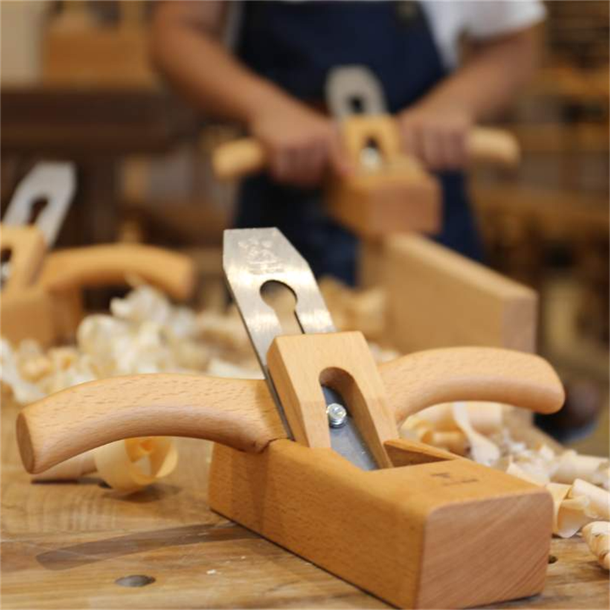 Educational Kids Woodworking Plane - Safe Horn Push Plane with Superior Control for Junior Makers