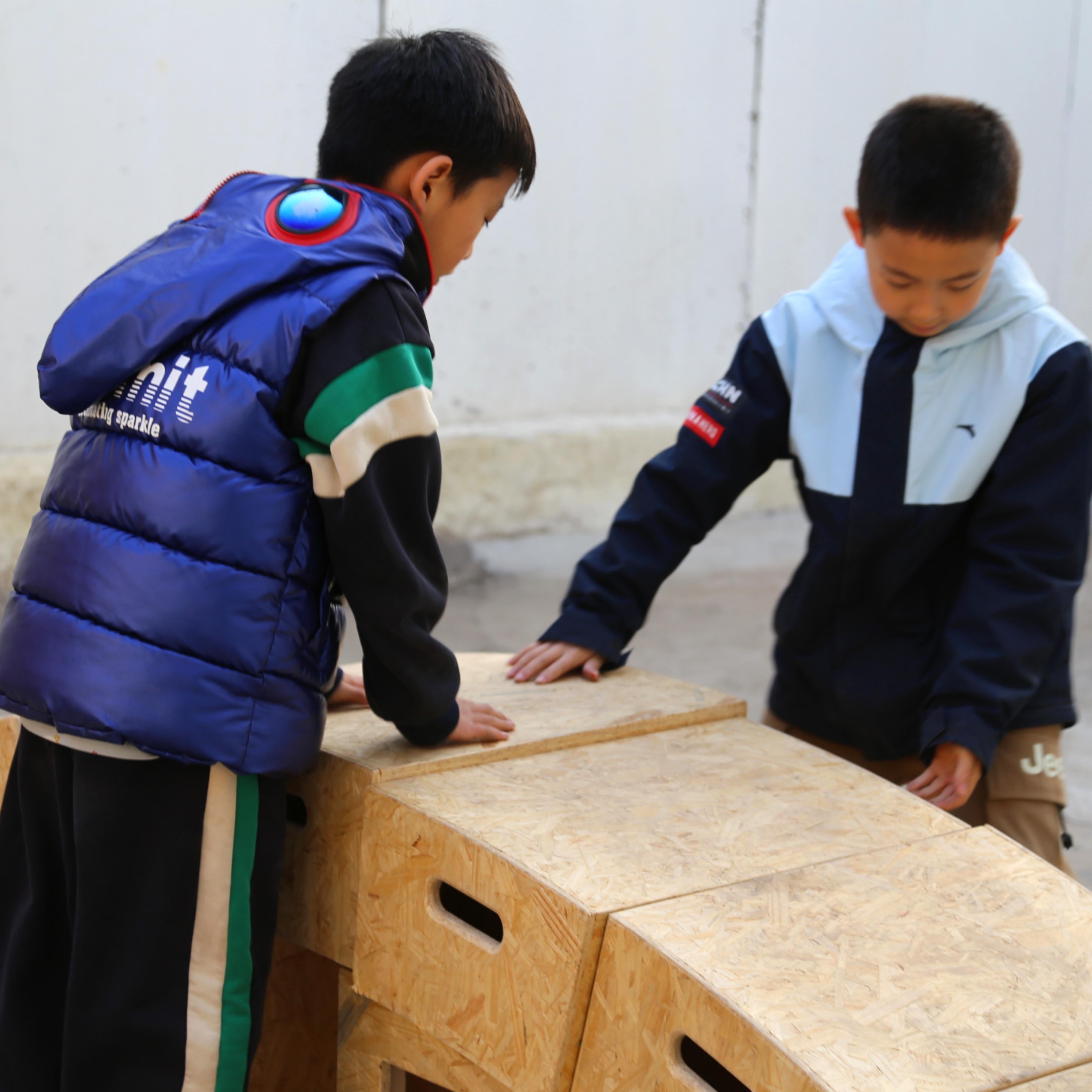 Wooden Stone Arch Bridge Structural Principle Demonstration Model - OSB Board Teaching Model for Education