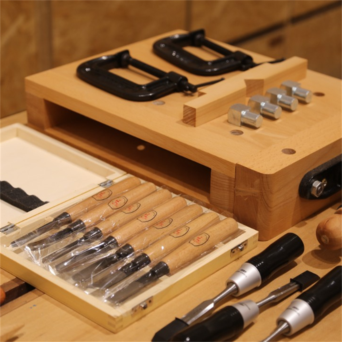 Family DIY Woodworking Tool Set - Parent-Child Handicraft Kit & Wooden Craft Making Tools for Kids and Adults