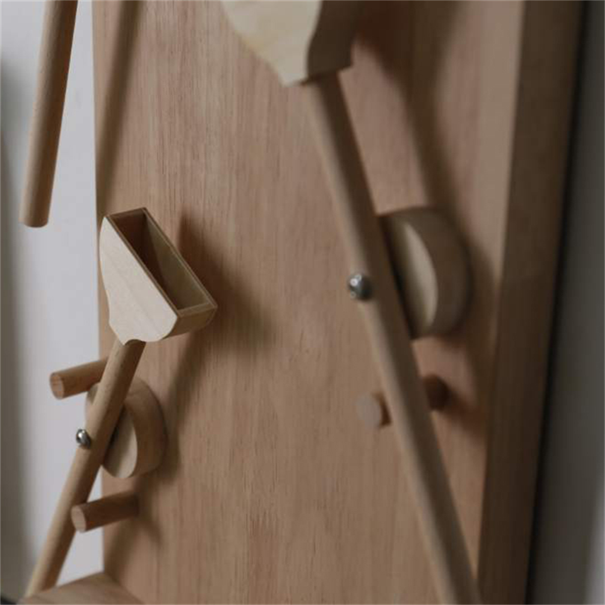 Wall Mounted Oak Wood Bottle Opener - Creative Candy Machine Design Bottle Opener for Kitchen, Bar & Restaurant