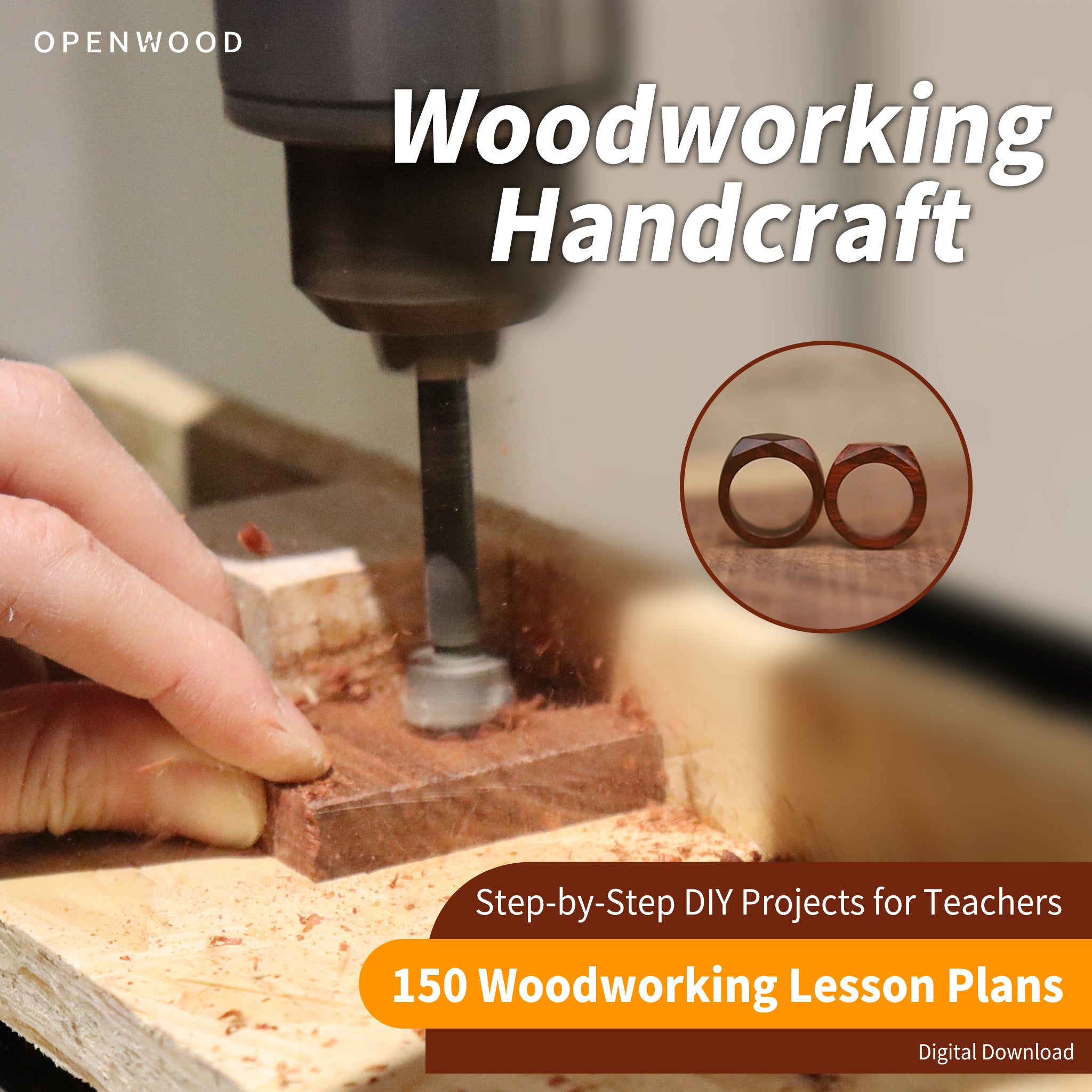 150 Woodworking Lesson Plans and Activities for Kids Ages 5–15 | Printable PDF Bundle