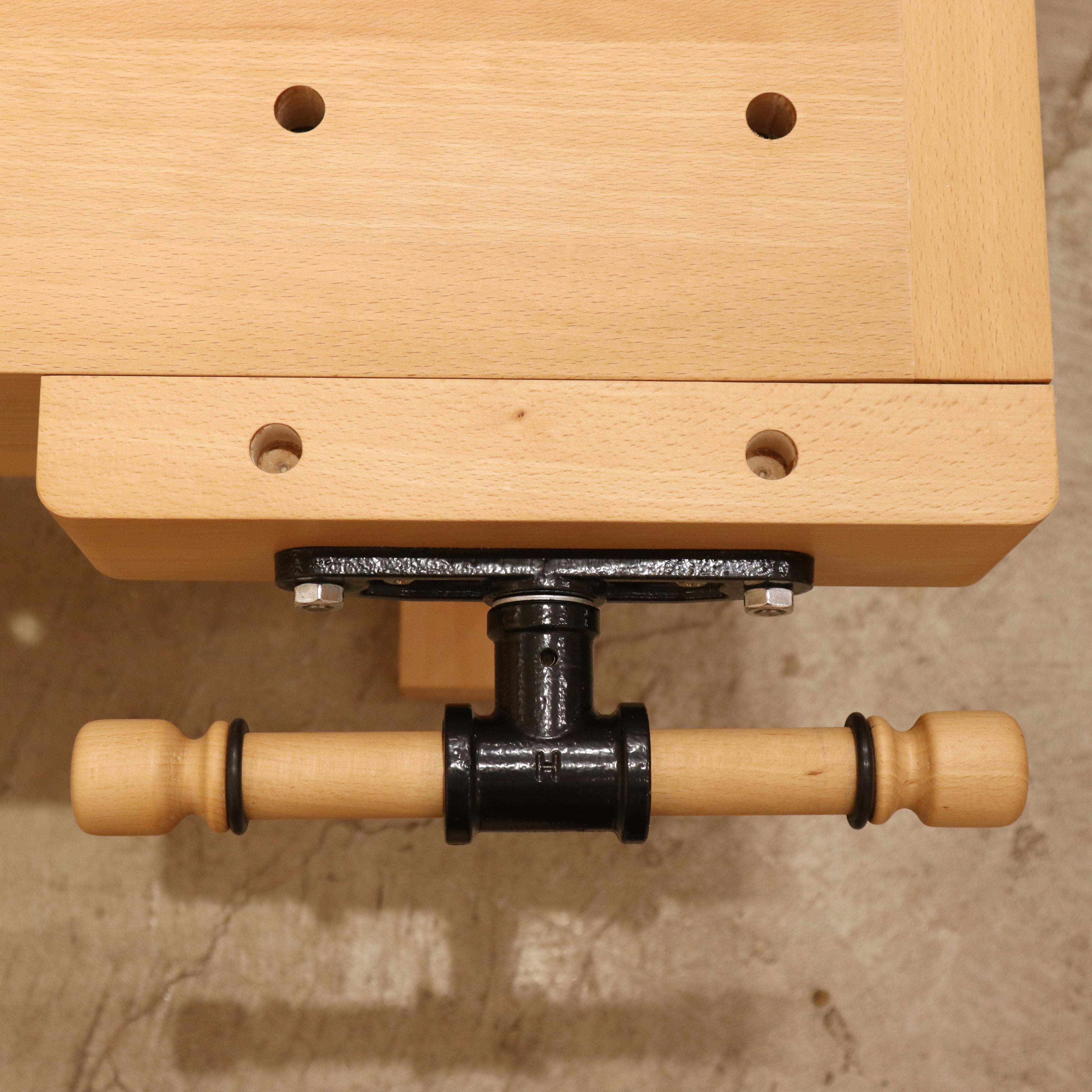 4-Station Woodworking Table - Professional Workbench for School Woodshop Classrooms