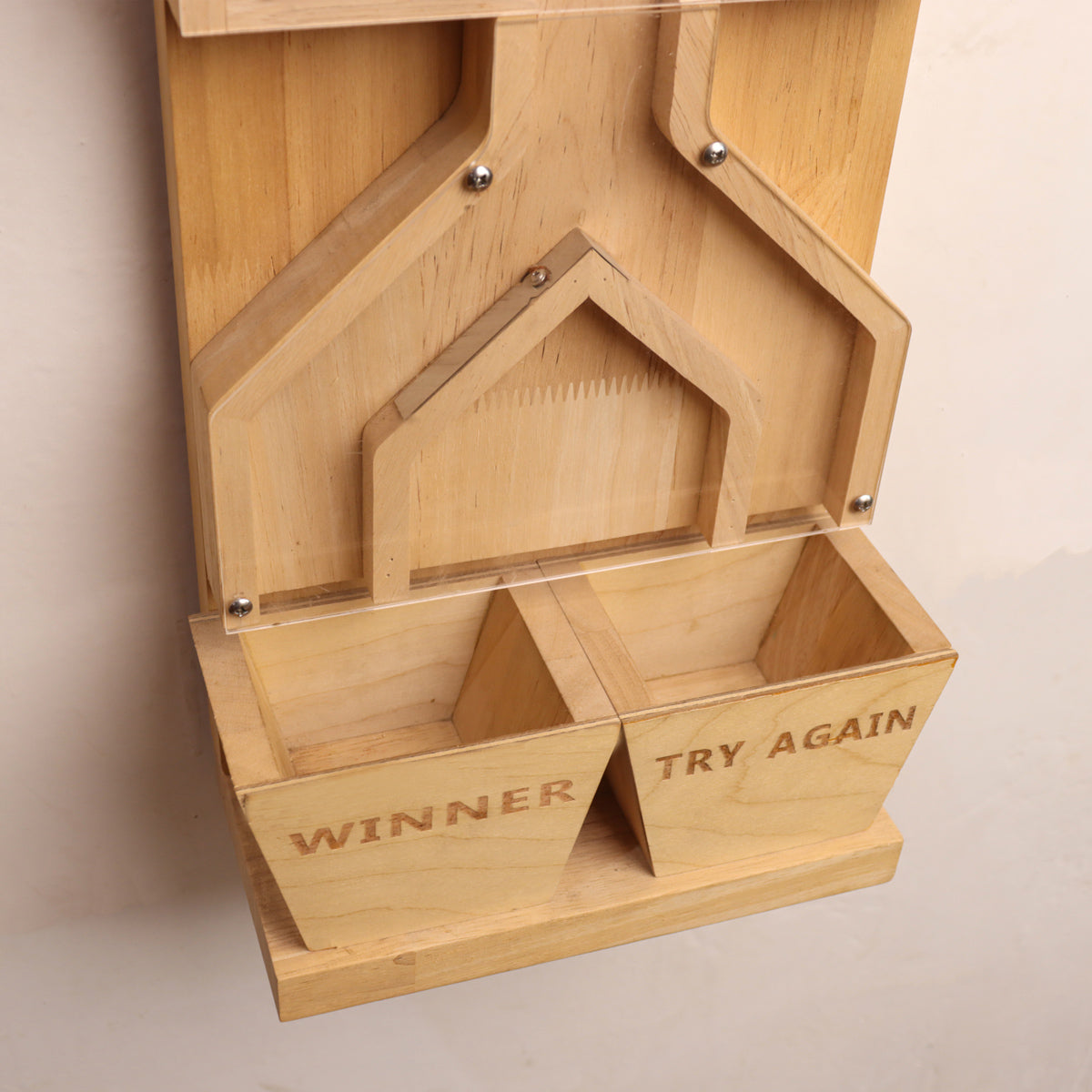 Wall Mounted Oak Wood Bottle Opener - Creative Candy Machine Design Bottle Opener for Kitchen, Bar & Restaurant
