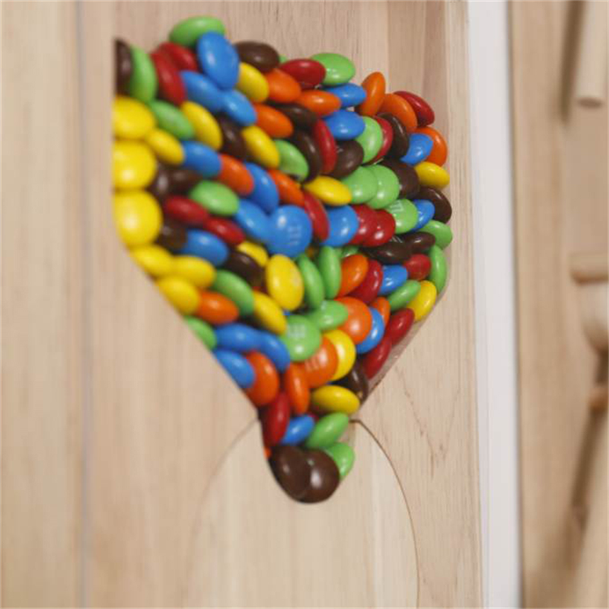 Wall Mounted Oak Wood Bottle Opener - Creative Candy Machine Design Bottle Opener for Kitchen, Bar & Restaurant