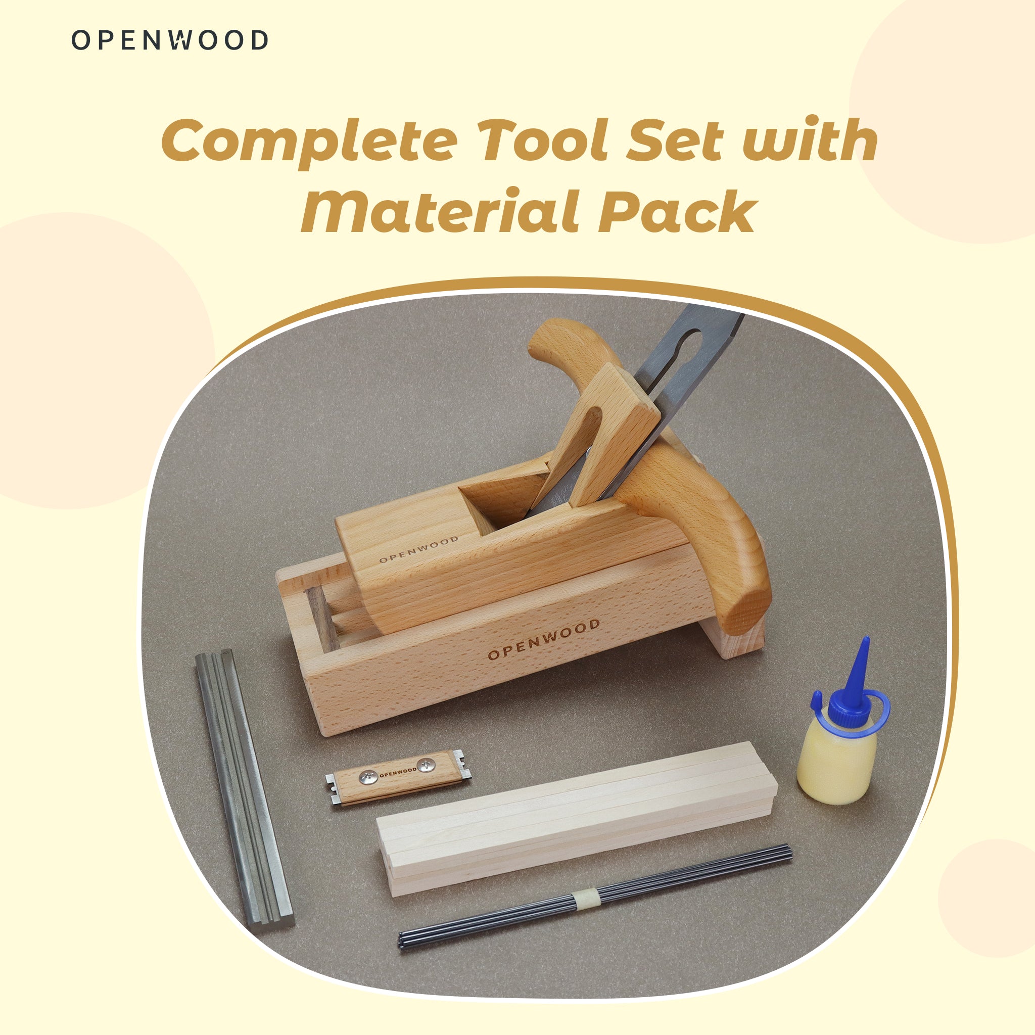 Kids DIY Wooden Pencil Making Kit｜Beginner Woodworking Tools for Hands-On Learning