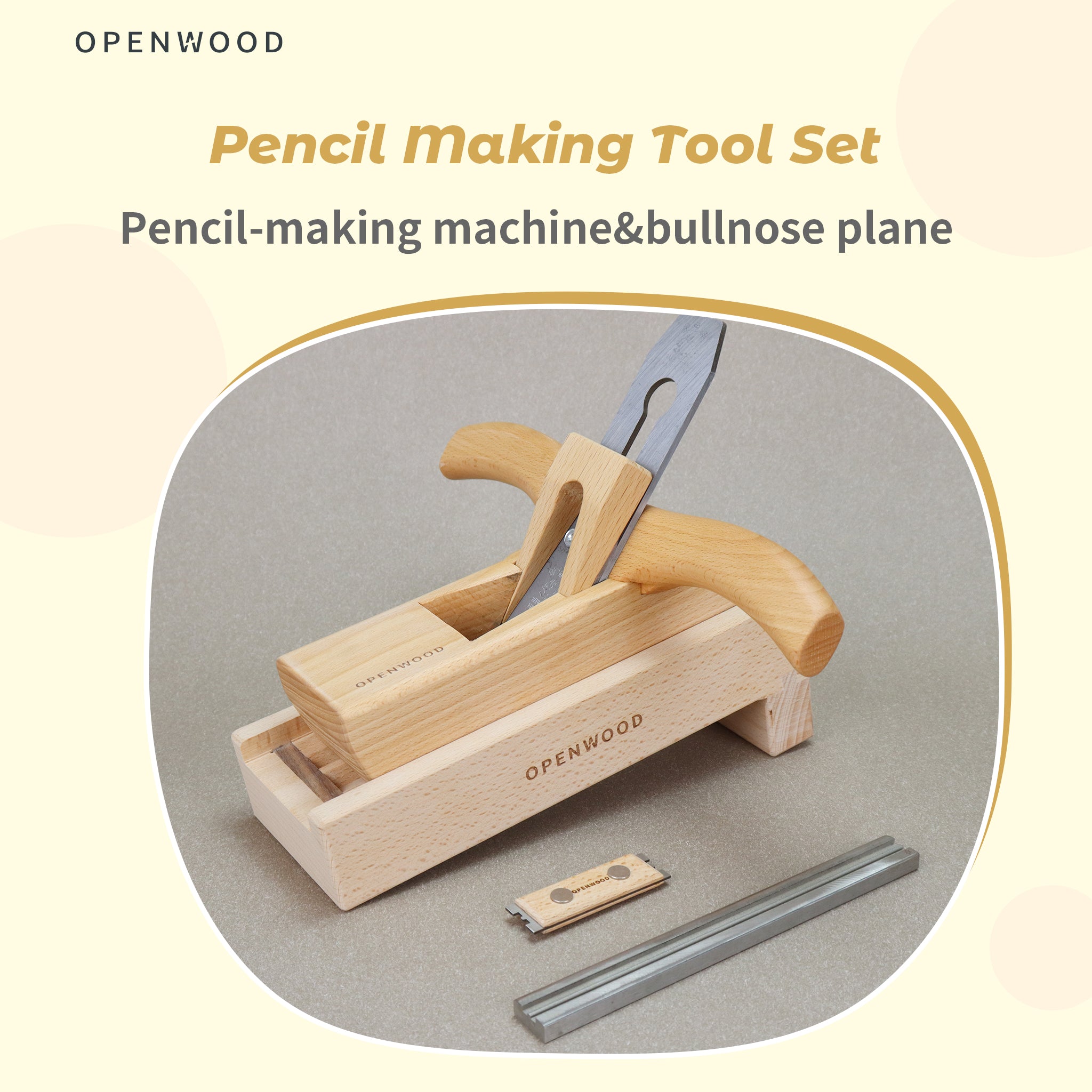 Kids DIY Wooden Pencil Making Kit｜Beginner Woodworking Tools for Hands-On Learning